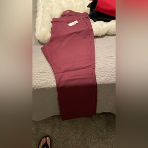 Old Navy Burgundy Boot Cut Pants